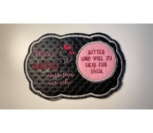 Stickserie ITH - Mug Rugs Set Girls